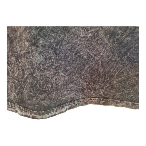 Halloween Let's Get Smashed Pumpkin Long Sleeve Tee Acid Wash Black XXL Unisex - Picture 9 of 11